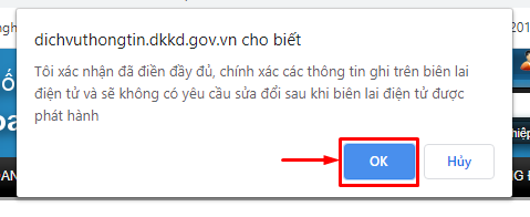 bố cáo điện tử