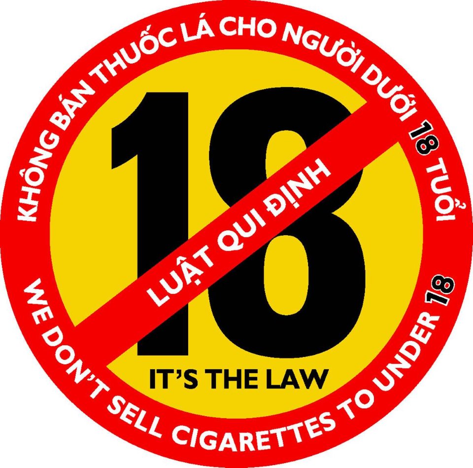 Bán thuốc lá cho người chưa đủ 18 tuổi, Nghị định 98/2020/NĐ-CP