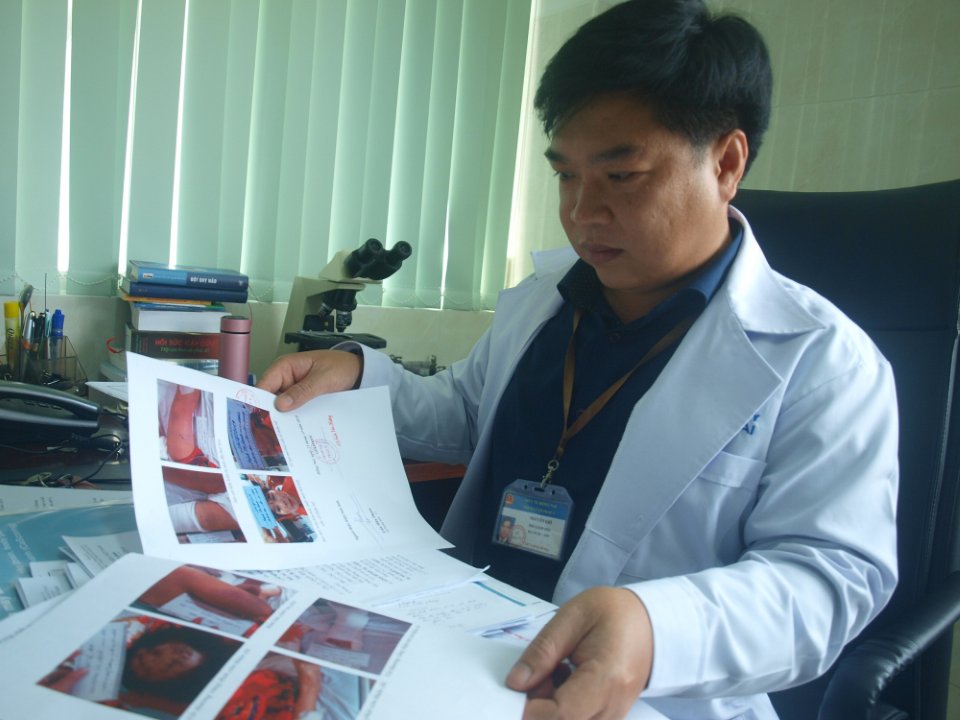 Organizational structure of the Provincial Forensic Center in Vietnam