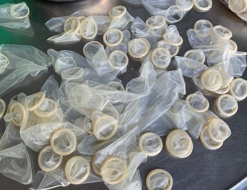 Recycling hundreds of thousands of used condoms