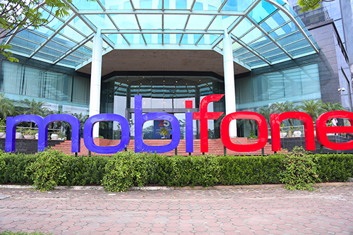 What is the charter capital of MobiFone Telecommunications Corporation in Vietnam? 