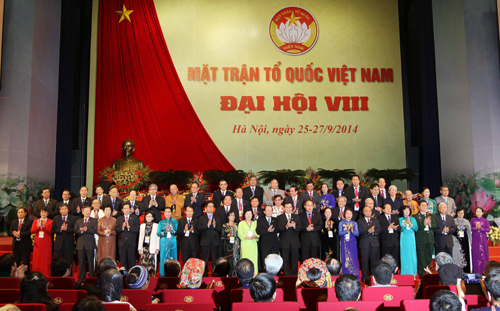 Number of delegates attending Vietnam Fatherland Front Congress at all levels 