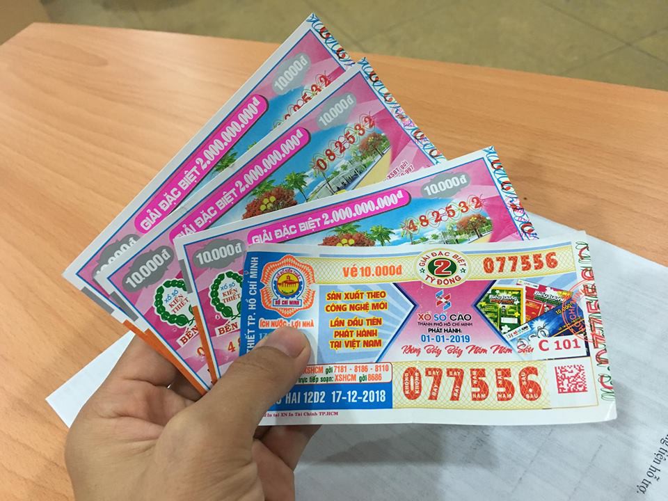  Process of withdrawing traditional lottery tickets in Vietnam