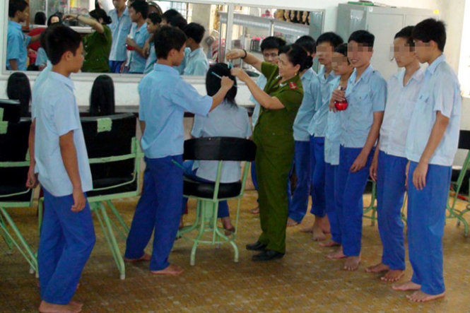 Diet and clothing of reformatory students in Vietnam