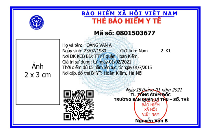 Thẻ bảo hiểm y tế phản ánh những thông tin gì?