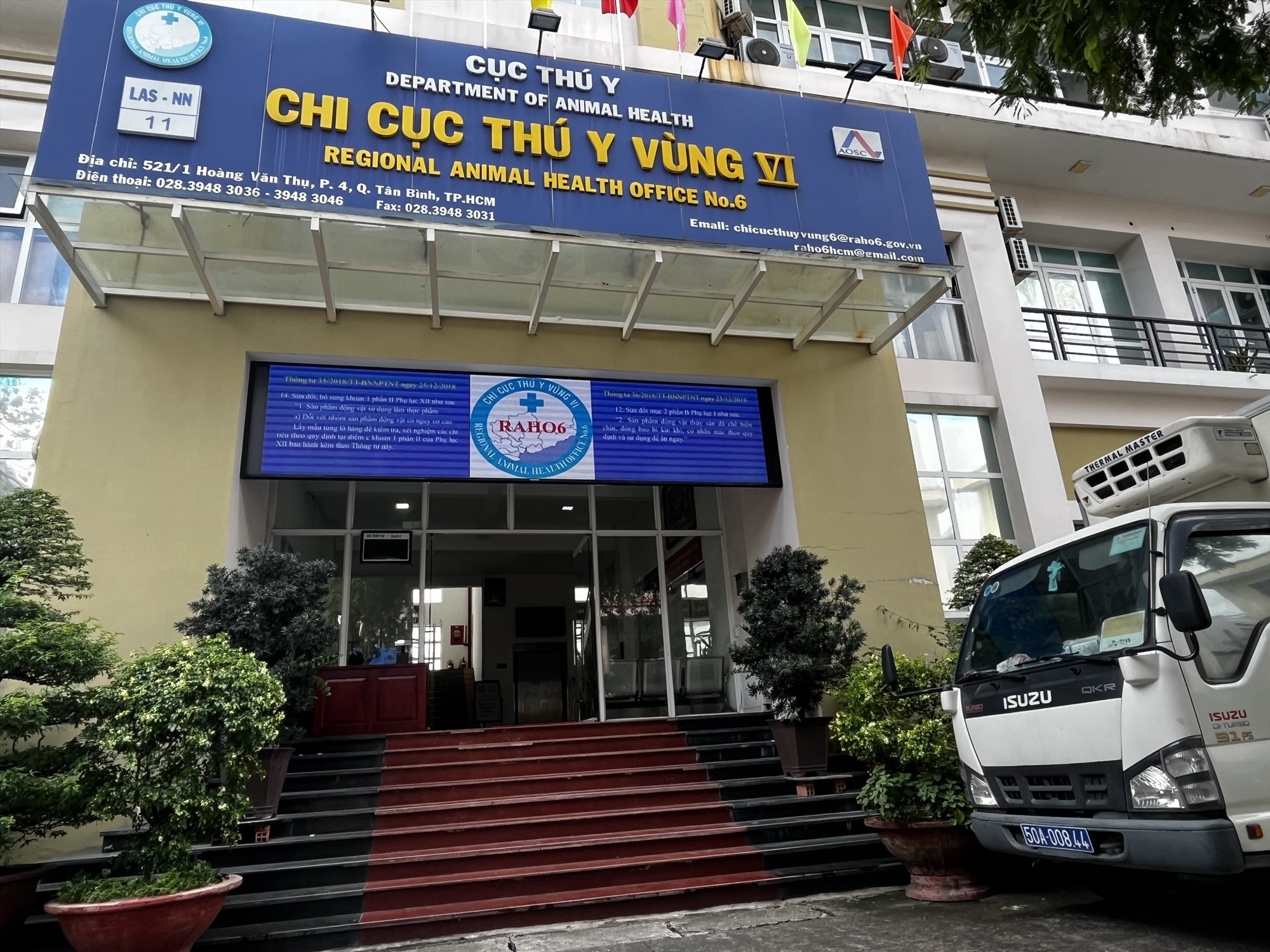 Organizational structure of the Animal Health Authority in Vietnam (latest update)