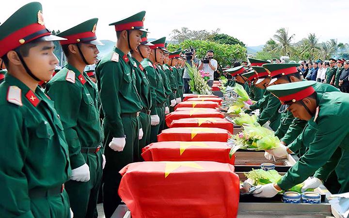 The process of identifying martyrs' remains lacking in information in Vietnam