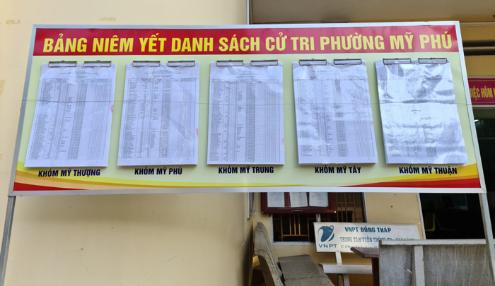 Cases subject to rejection or removal of names, eligible for addition of names to the list of voters in Vietnam