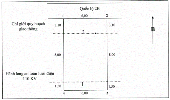 Parcel  diagram  with  land  use  limitations