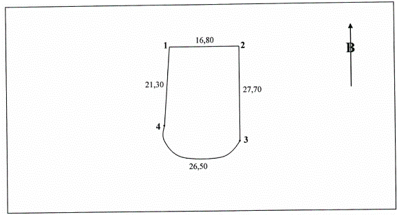 Parcel  diagram  with  curved  edge