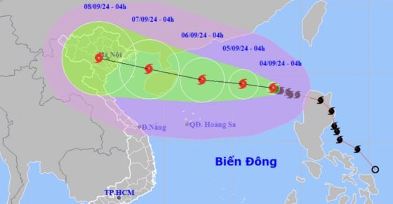 Quy định về ban hành bản tin dự báo, cảnh báo bão